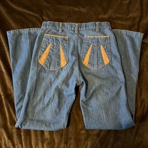 1970s orange tag levi’s